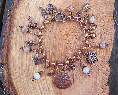 Artbeads.com employee Teresa McCamish shares her charm bracelet design