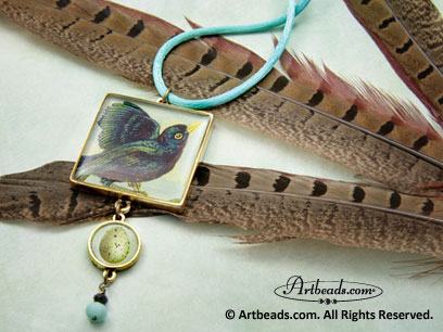 Shakespeare's Starling Necklace