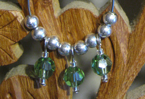 Swarovskik Crystal Rounds & Delica Earrings