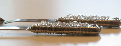 Clear Salad Servers by Donna