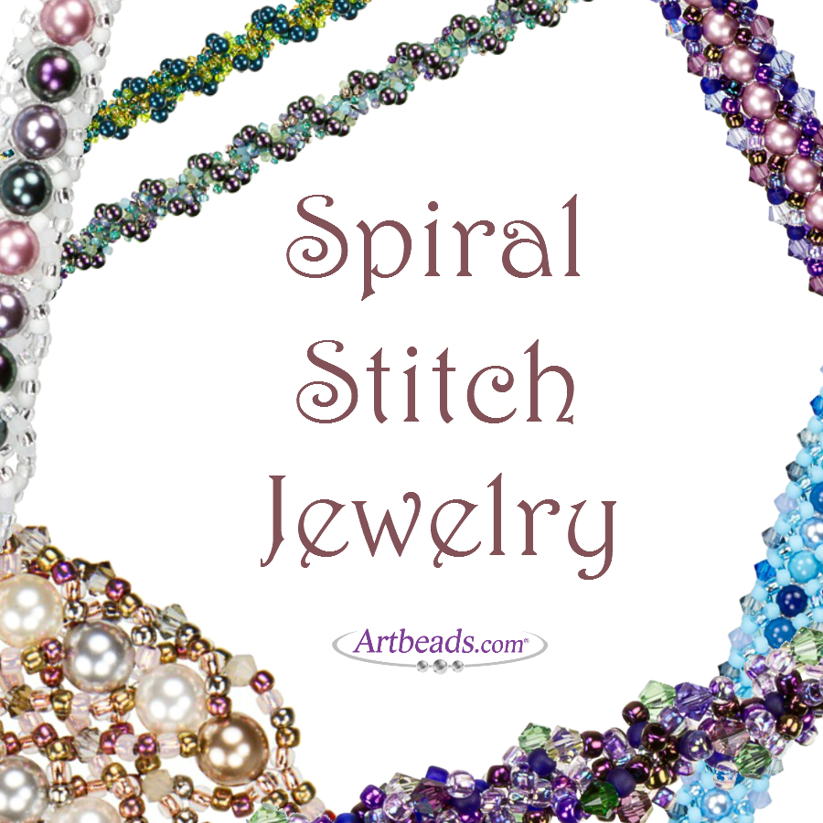spiral stitch jewelry