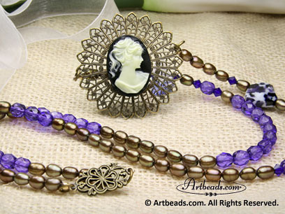 Regal Amethyst Necklace