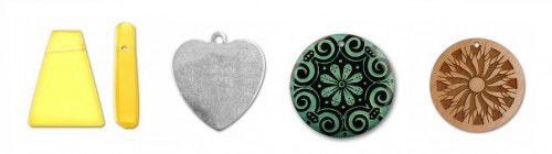 Background Pendants for Layered Jewelry Designs