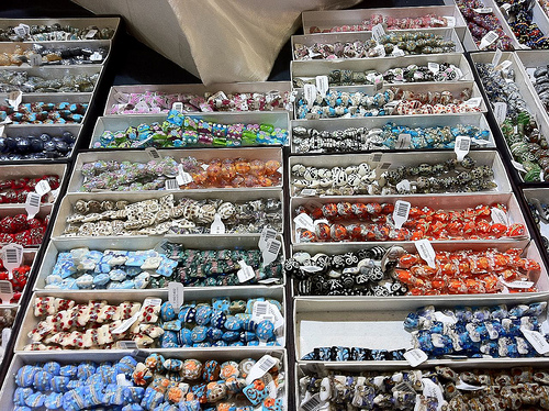 Grace Lampwork Beads at the Tucson Gem Show