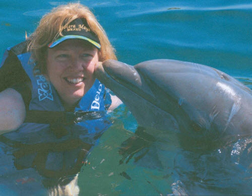 Kristal with Dolphin
