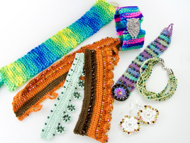 Colorful Crochet Jewelry 