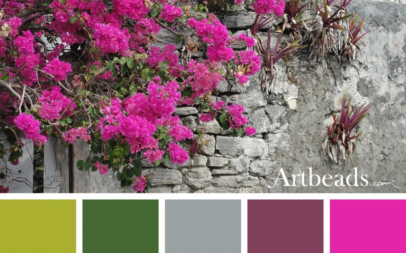 New Caledonia Flowers Color Palette
