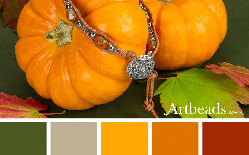 Inspiring Fall Color Palette from Artbeads.com