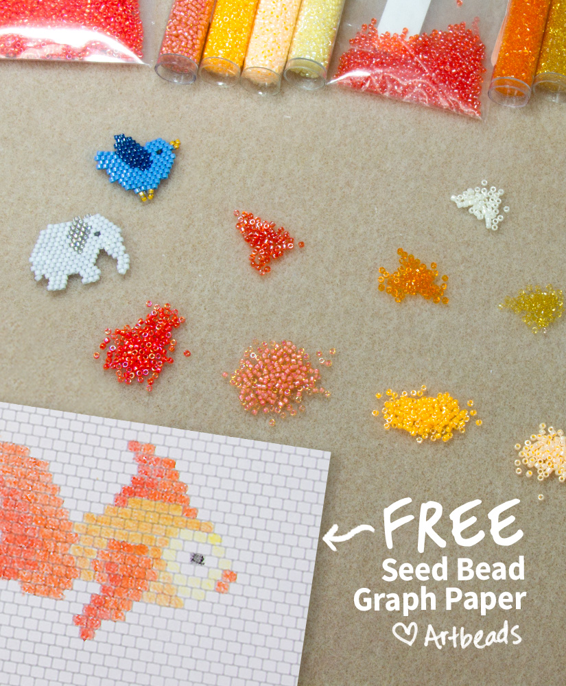 Free Printable Seed Bead Graph Paper