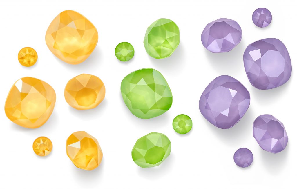 Crystal Shiny LacquerPRO Effects - Crystal Buttercup, Crystal Lime and Crystal Lilac